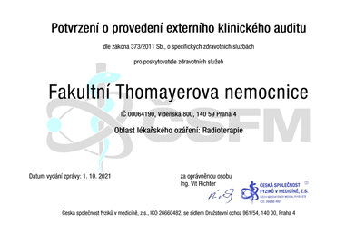 certifikát kvality a bezpečí